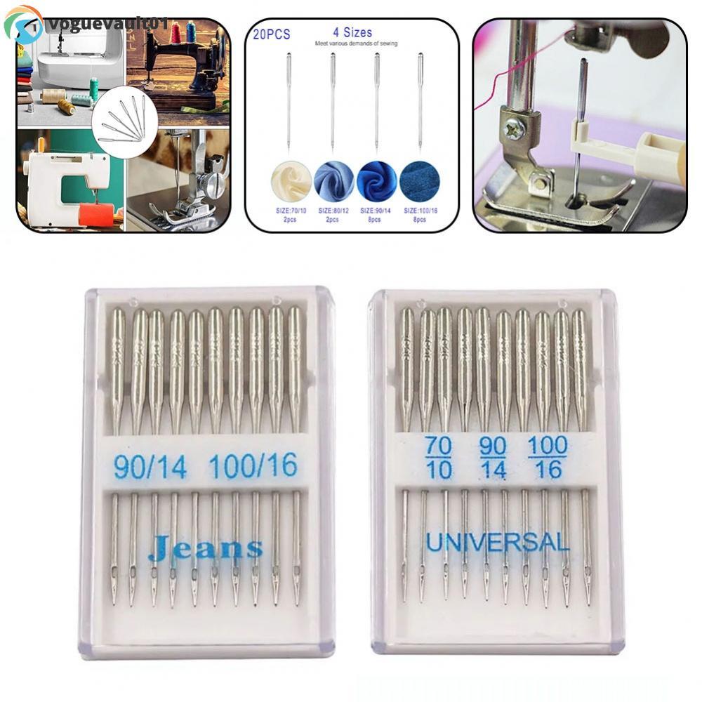 Reliable Home Sewing Machine Needles Set of 20pcs for Perfect Stitching