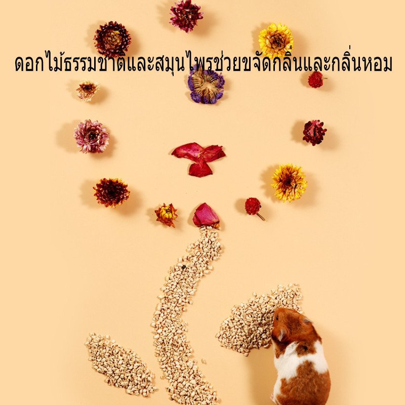 ซังข้าวโพดรองกรงแฮมสเตอร์ ดูดซับกลิ่น ระบายอากาศ แพ็คใหญ่ รูปที่ 8