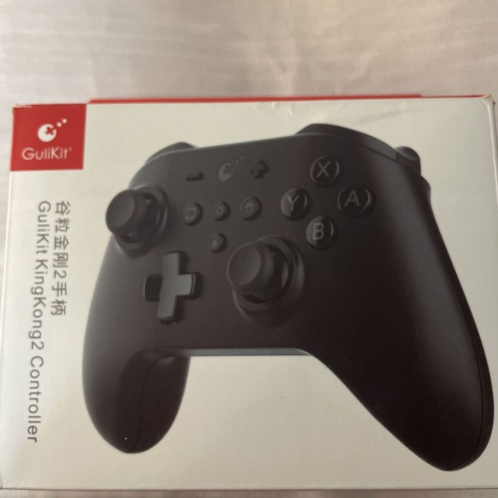จอยเกมไร้สาย Gulikit NS08 KingKong 2 รุ่นมาตรฐาน สีดำ สติ๊กแม่เหล็กฮอลล์ ป้องกันสติ๊กลอย รองรับ Swit