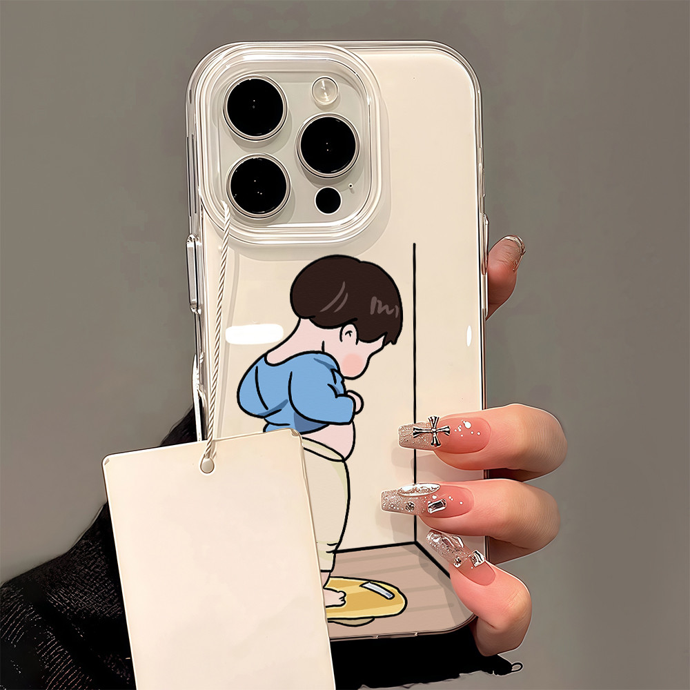 จัดส่งในพื้นที่ เคสครีมIMD น่ารัก ภาพเคลื่อนไหวการ์ตูน ForVIVO Y20 Y1S Y91C Y93 Y50 Y02 4G Y27 Y77T 