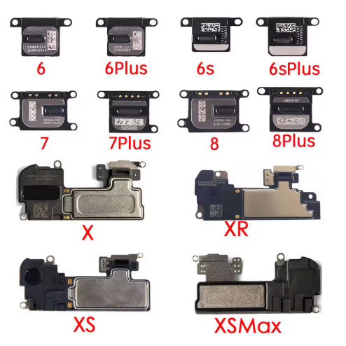 Upper Earpiece หูฟังสําหรับ IPhone 6 6s 7 8 Plus X XR XS Max โทรศัพท์หูฟังขนาดเล็กหูฟังลําโพงดัง