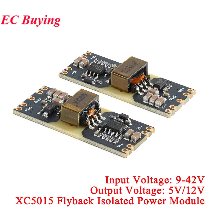 2 ชิ้น/1 PC XC5015 แยก DC DC โมดูลแรงดันไฟฟ้ากว้าง 9-42V อินพุต 5V 12V 24V เอาต์พุต 6W 10W Stabilize