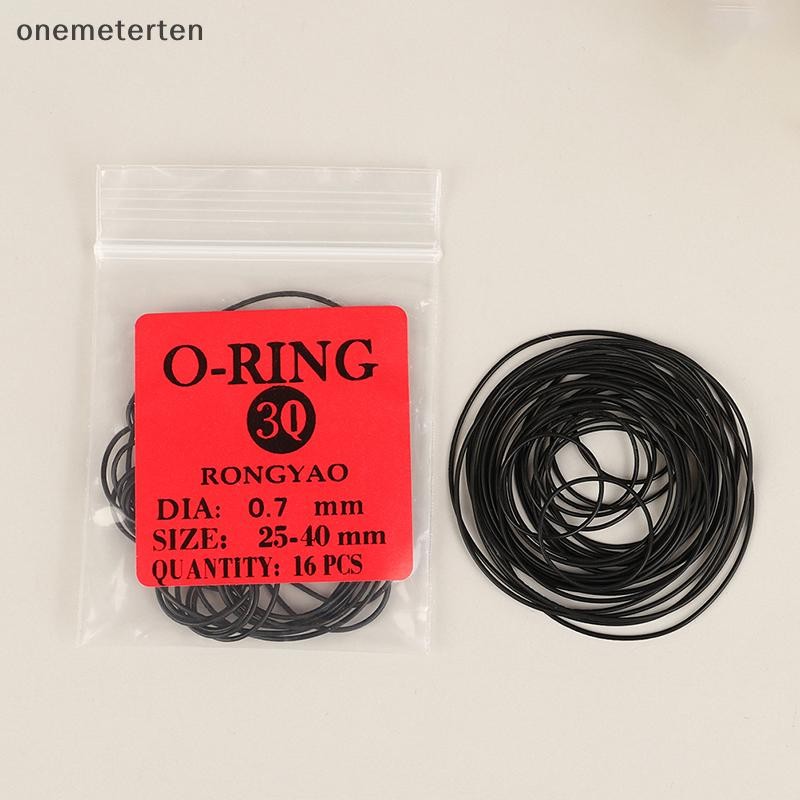 Rten 1 แพ็ค 0.5/0.6/0.7/0.8 มม.นาฬิกา O-แหวนยางกันน้ํานาฬิกาปกหลังปะเก็นซ่อมนาฬิกาสําหรับช่างซ่อมนาฬ