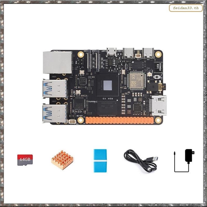 [LHY] ชุดพื้นฐานบอร์ดพัฒนา 4GB RDK X5 สําหรับคอมพิวเตอร์และหุ่นยนต์อัจฉริยะรองรับพลังงานคอมพิวเตอร์ส