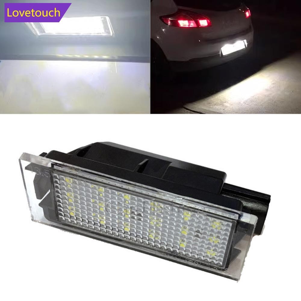 LOVETOUCH 1 PC รถ LED ป้ายทะเบียนเปลี่ยน Canbus ข้อผิดพลาดฟรีรถ 12V สําหรับ Renault Clio 3 4 Espace 