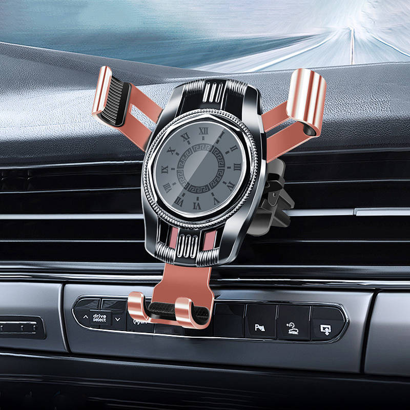 【Ready Stock】 Car Car Vent Universal Phone Navigation Bracket Car Navigation Fixed Gravity Alloy Pho