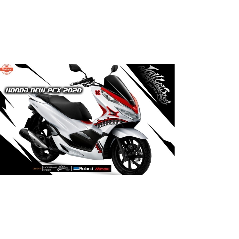 สติ๊กเกอร์ ฉลาม Honda Pcx 150 2020