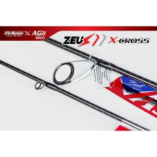 คันเบ็ด PROHUNTER x ASARI ZEUS X-CROSS 8-16 LB คันสปิ๋วปลาเกล็ด ตีตระกร้อเล็กปลานิล