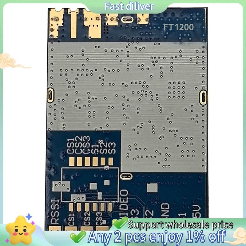 FT1200 FT1200 VRX 64CH Analog FPV การส่งภาพโมดูลรับ FT1200 FPV การส่งภาพ