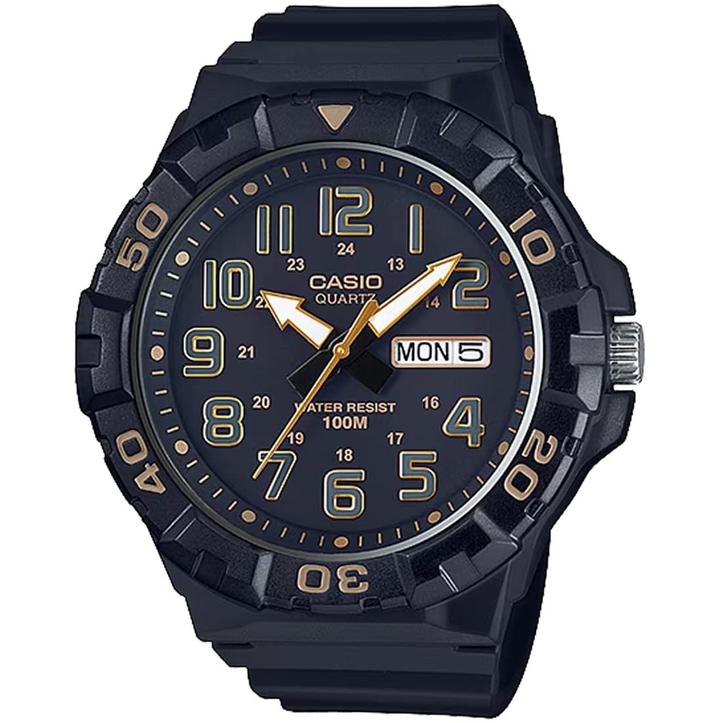 Casio Standard Big Face Quartz Watch MRW-210H-1A2V  ×Gold International
