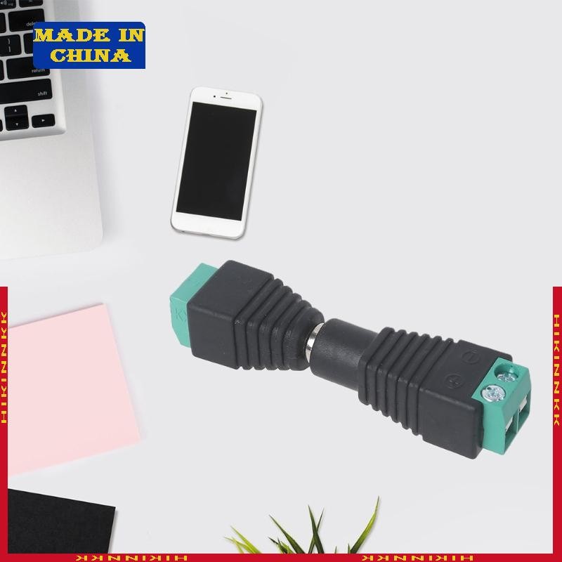 HIK 12V ชาย + หญิง 2 1x5 5 มม.DC Power Jack Plug Barrel Adapter Safety Connector