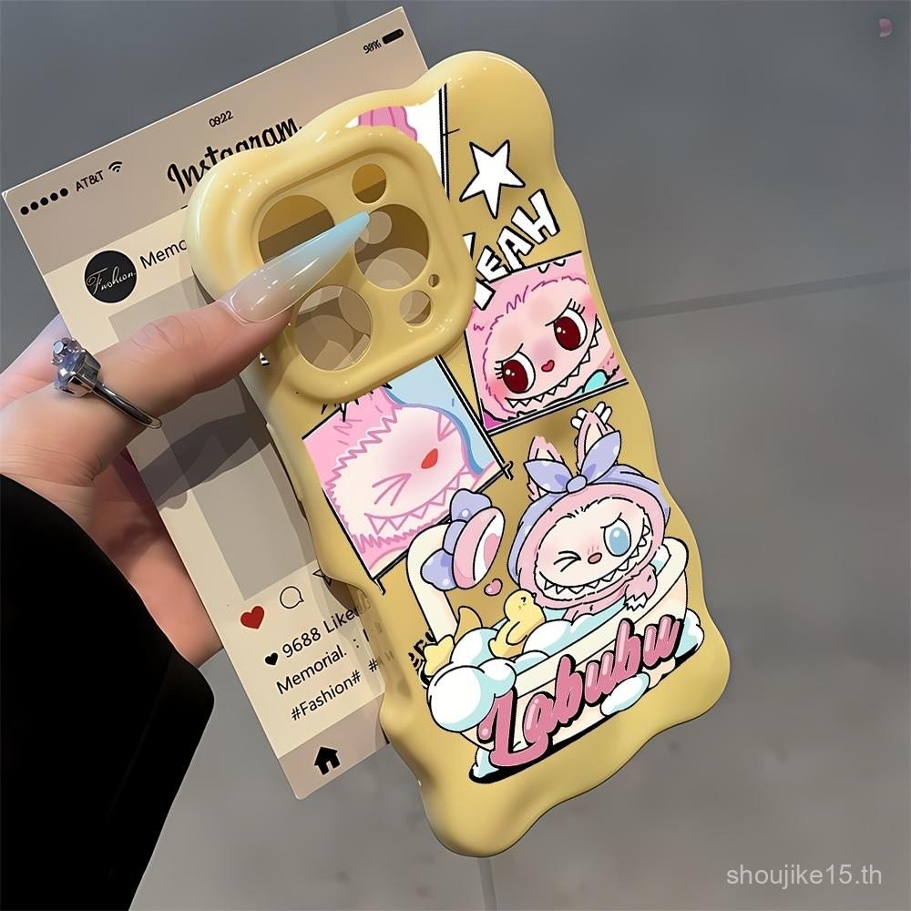 Labubu รุ่นสําหรับ iPhone 15 12 11 13 16 14 15PRO 12PRO 16PROMAX 15PROMAX 11PROMAX 16PLUS 13PLUS เคส