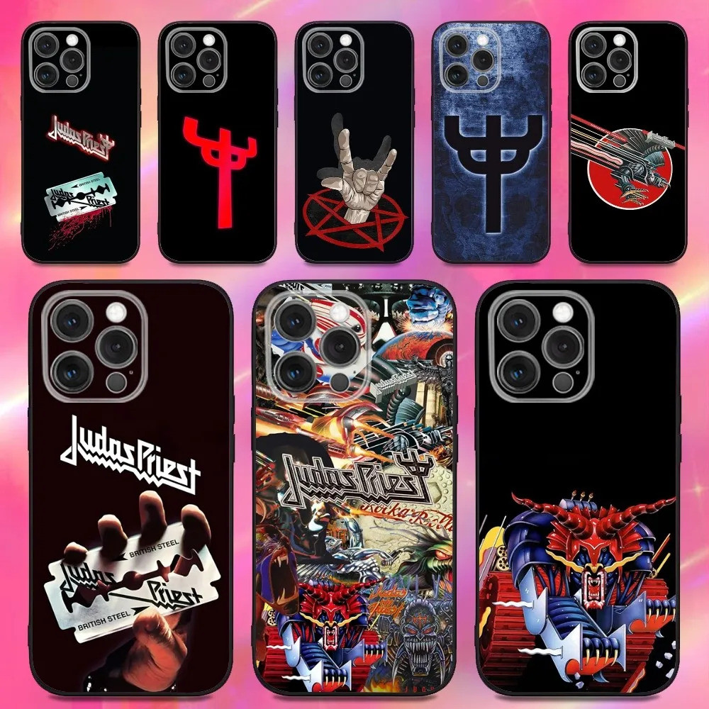 TP-1 J-Judas P-Priest Band เคสโทรศัพท์สําหรับ iPhone 16, 17,15,14,13,12,11,Pro,Max,Plus,X,XS,XR,SE,8