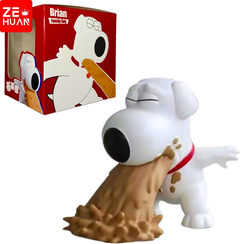 8 ซม.Family Guy Brian vomit รุ่น Action Figure ของเล่นของขวัญ