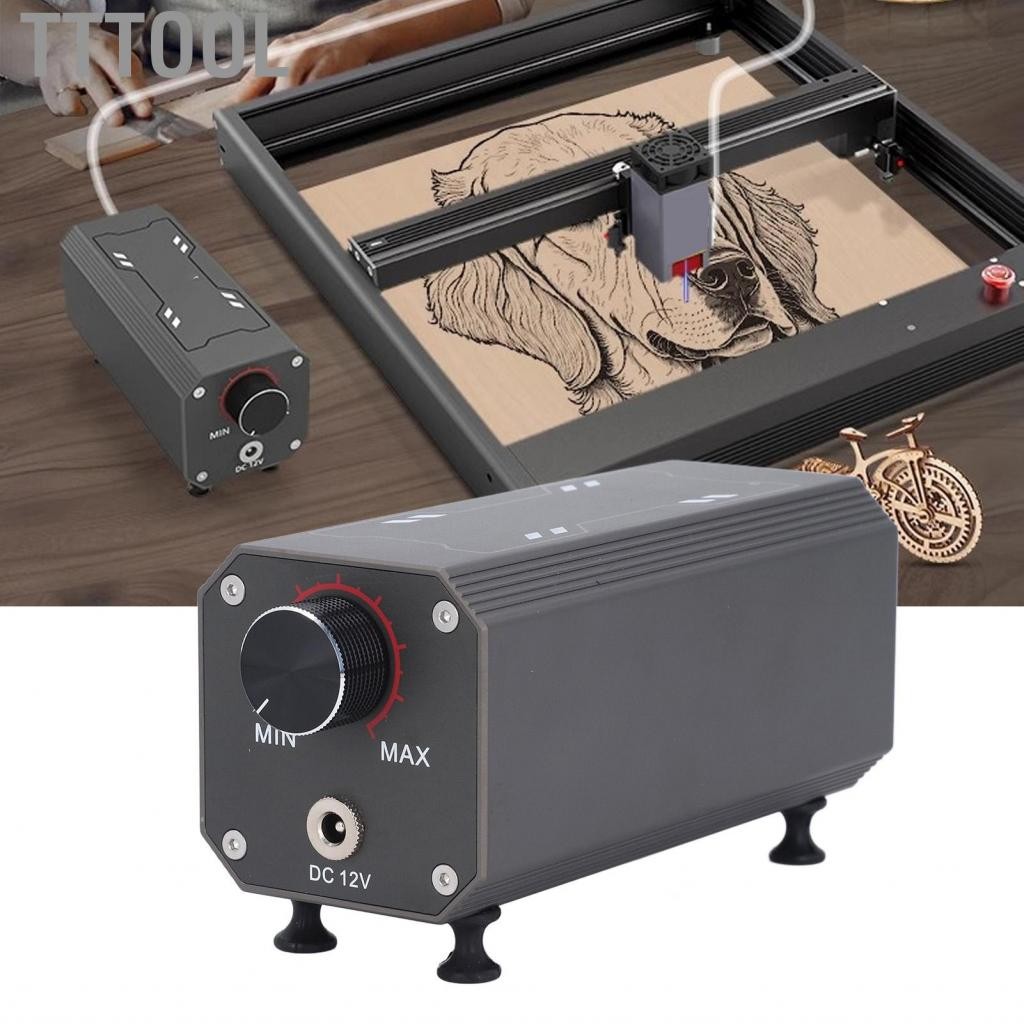 TTtool คัตเตอร์แอร์ช่วยอลูมิเนียมอัลลอยด์เชลล์ 12V 3A สูงสุด 115KPA 22L/นาทีชุดแกะสลักสำหรับการตัด C