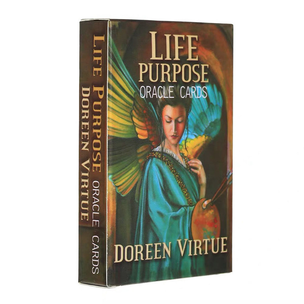 Spot Ready Stocks The Meaning Oracle Tacaro 44 ชิ้นการ์ดเกมกระดานการบีบอัดคลาสสิกสามเณรมูลค่าสูง 10.