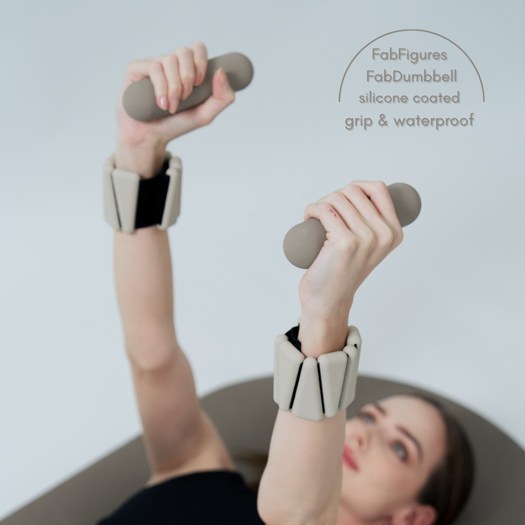 FAB Dumbbell : weight equipment ดัมเบล อุปกรณ์พิลาทิส หุ้มด้วยซิลิโคน สไตล์มินิมอล