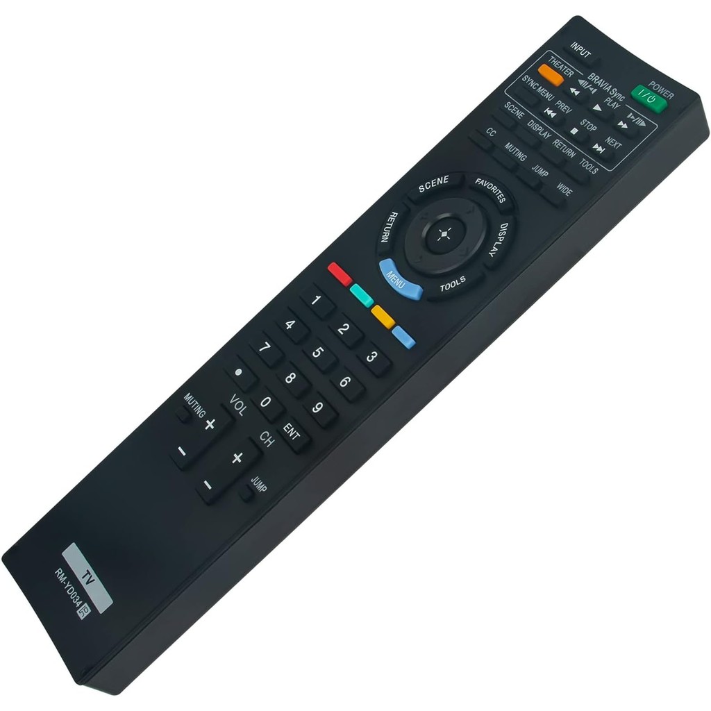 RM-YD034 เปลี่ยนรีโมทเข้ากันได้กับ Sony Bravia TV KDL-55EX501 KDL-60EX500 KDL-55EX500 KDL-46EX400 KD