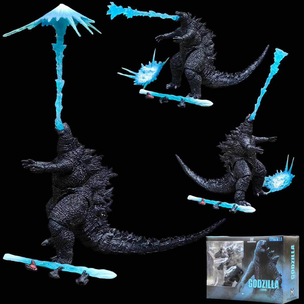 SHM Godzilla 2019 Godzilla vs King Kong King of Monsters Nuclear Energy Jet Movable รูปกล่อง 4.6