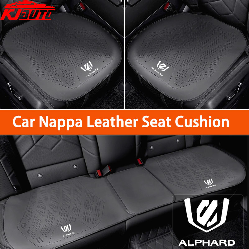 Toyota Alphard รถด้านหน้าด้านหลัง Nappa เบาะหนังสบายและระบายอากาศที่นั่งระบายอากาศพนักพิงที่นั่งสําหรับ Alphard AH10 AH20 AH30 AH40 อุปกรณ์ตกแต่งภายใน