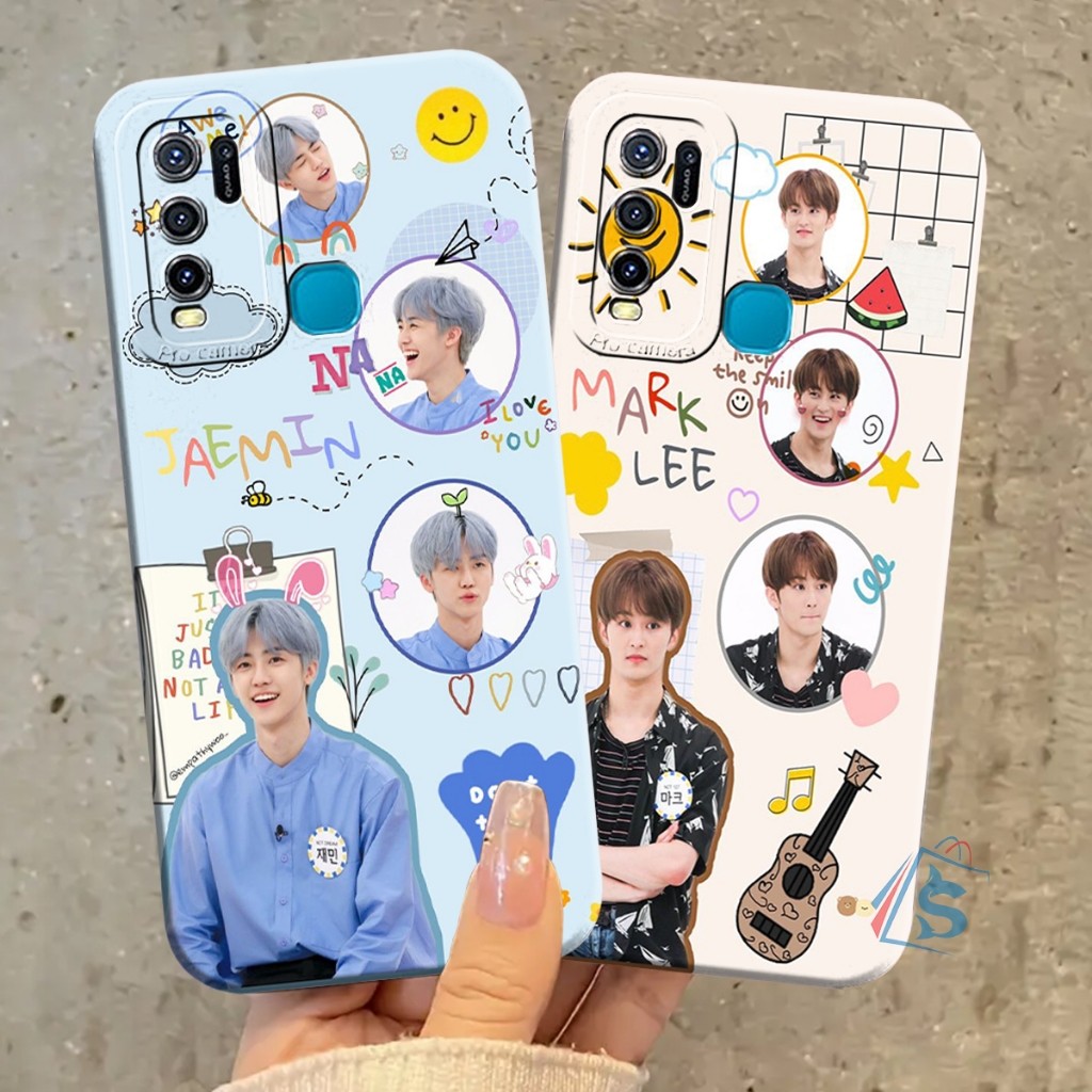 HP [SHARK CASE ] Softcase Vivo Y30 Y30i Y50 Y51 Y51A Y53S 2020 Kpop NCT Motif full color อินเทรนด์ A