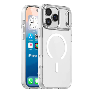 เคส ขอบสี PC ใส สำหรับ iPHONE 17 Air 17Pro 17Promax เคสชาร์ได้ สำหรับ ไอโฟน 11,12,13,14,15 Pro Plus Promax 16 16Promax