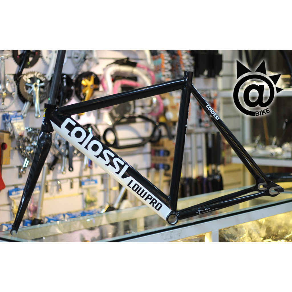@@ BIKE FIXED GEAR COLOSSI LOW PRO Racing Frame Original Full Carbon Front Fork
