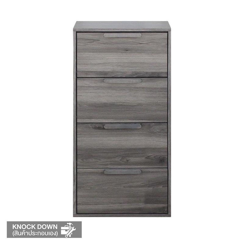 MOOVE ตู้ลิ้นชัก4ชั้น CHIC 42x40x85 ลายไม้เทา