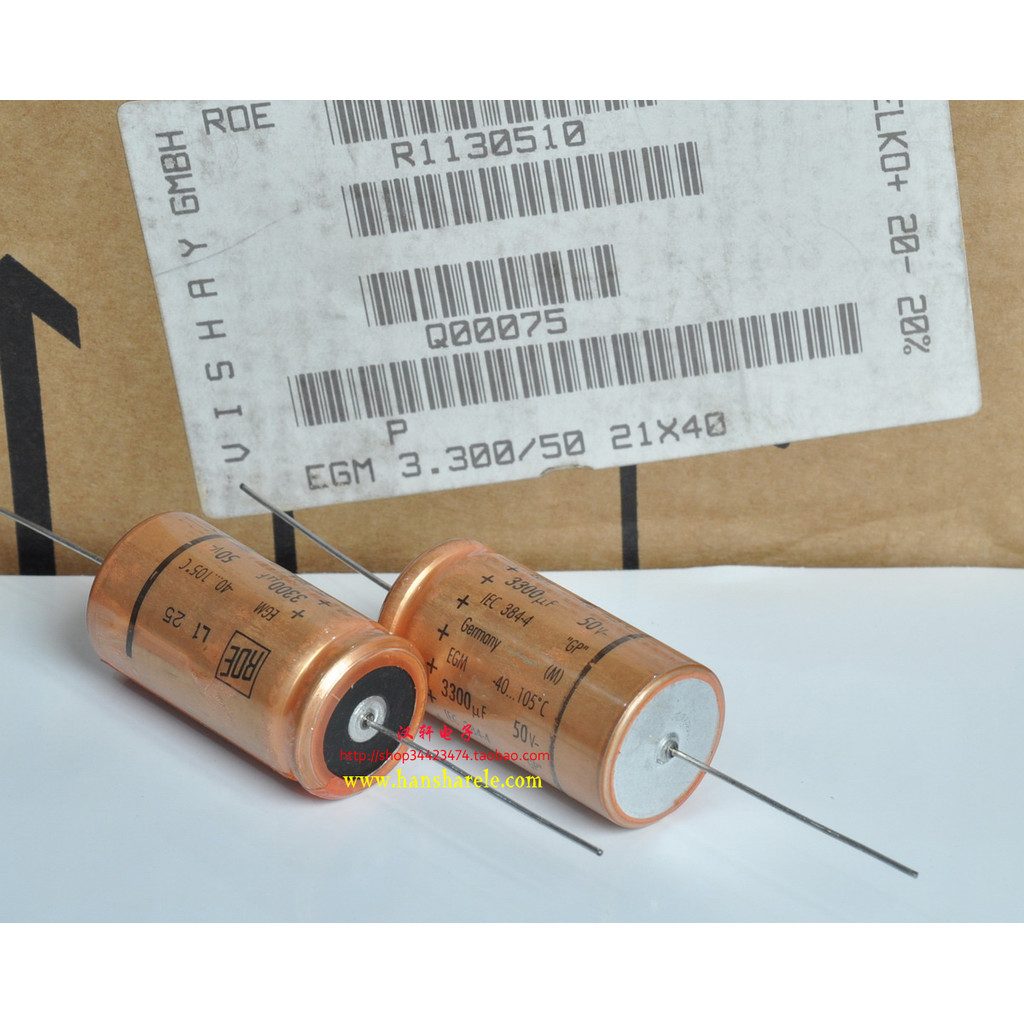 เยอรมัน ROE 3300UF/50v กรองอิเล็กโทรไลซิส