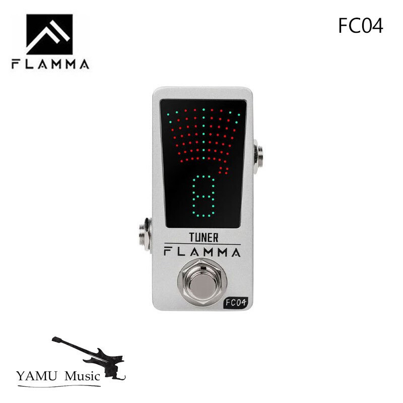 Flamma FC04 Tuner Pedal สําหรับกีตาร์ไฟฟ้าและกีตาร์เบส