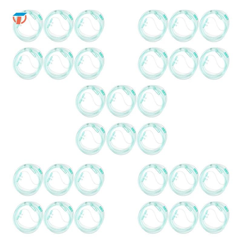 [edith_belloc.th]30 ชิ้นออกซิเจน Cannulas 2 เมตรจมูก Cannula ท่อออกซิเจนจมูกนุ่ม O2 Cannula สําหรับผ
