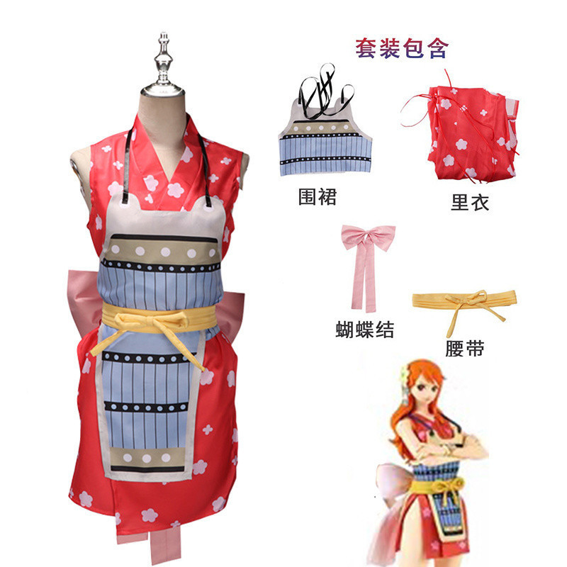 ONE PIECE Nami คอสเพลย์ สำหรับงานปาร์ตี้ฮาโลวีน ดีไซน์จากคอมิก ราคาประหยัด A63Z WAP1