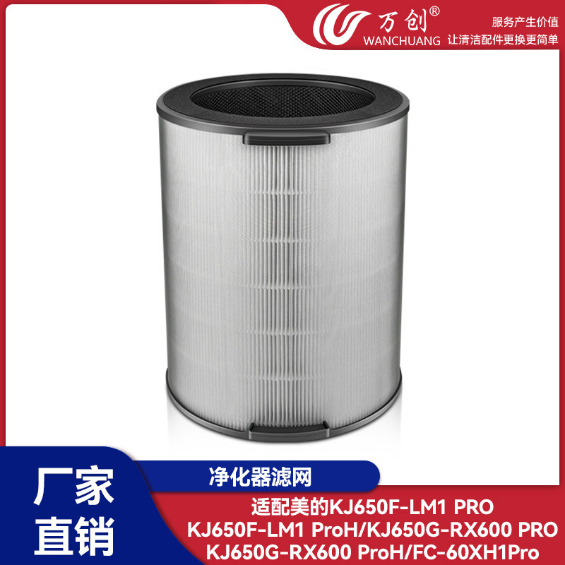 เหมาะสําหรับ Midea KJ650G-RX600 PRO/KJ650F-LM1 PRO เครื่องฟอกอากาศกรองอุปกรณ์เสริม