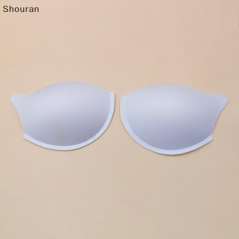 (niangben888) 1 คู่สีดําหรือสีขาวเย็บใน Pads Push Up ชุดว่ายน้ําชุดรัดตัวโฟมนุ่ม [ใหม่]