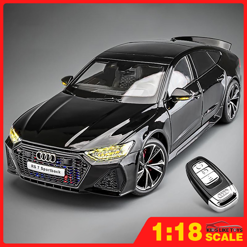KLT 1:18 Audi RS7 Diecast รุ่นรถโลหะผสมรถของเล่นคอลเลกชันของขวัญสําหรับเด็กเด็กผู้หญิง