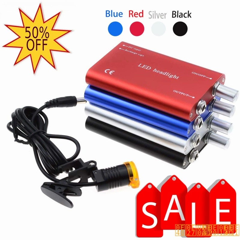!! # @ 3W Oral Lamp LED Headlight Medical Surgical Headlight LED Headlamp With Filter Binoculars Den