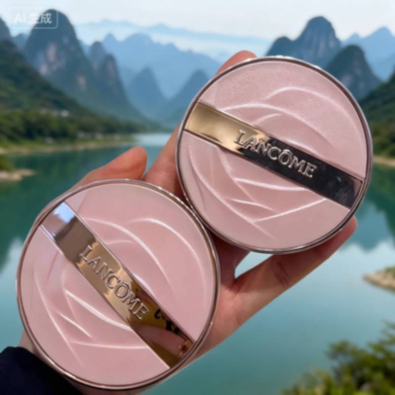 5555y-LAN Air Cushion Liquid Foundation Water Gloss Fit Delicate Non-sticking Powder Oil Control คอน
