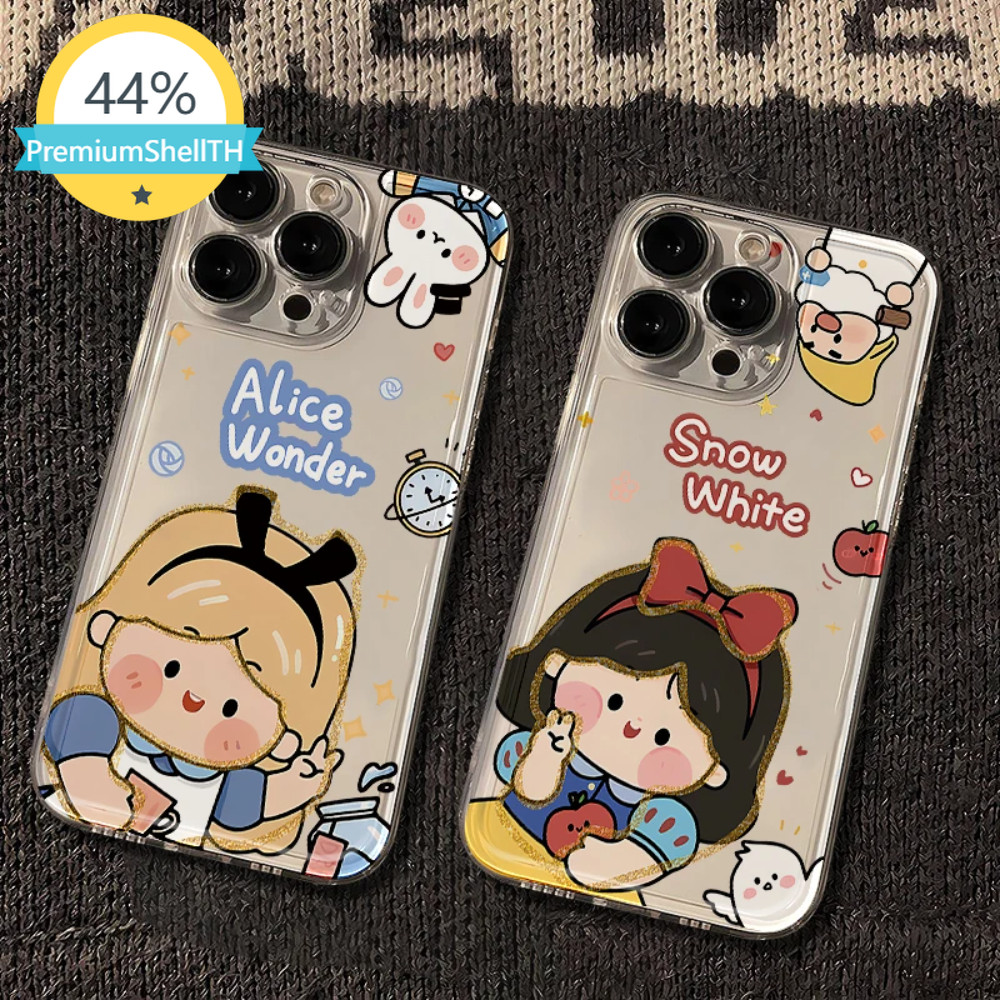 อลิซในแดนมหัศจรรย์ สโนว์ไวท์ 🔥 สำหรับ Apple iPhone 17/16/15/14/13/12/11/X/XR/ XS Max บางเบา ทนทาน กันน้ำ กันตก LJHTKK86