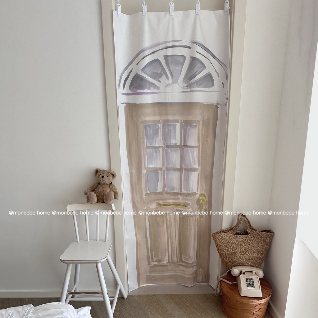 แนะนำ ผ้าม่าน ผ้าม่าน ม่านประตู สามinsประตู🚪 ขนาด80*200cm พร้อมส่ง ราคาพิเศษ มีเก็บเงินปลายทาง