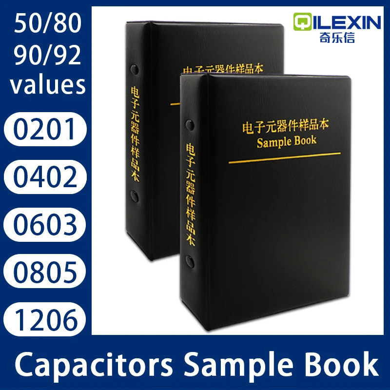 Capacitors Kit SMD Capacitor Sample Book 0201 0402 0603 0805 1206 Assortment Pack 80/90/92 ค่า DIY 2