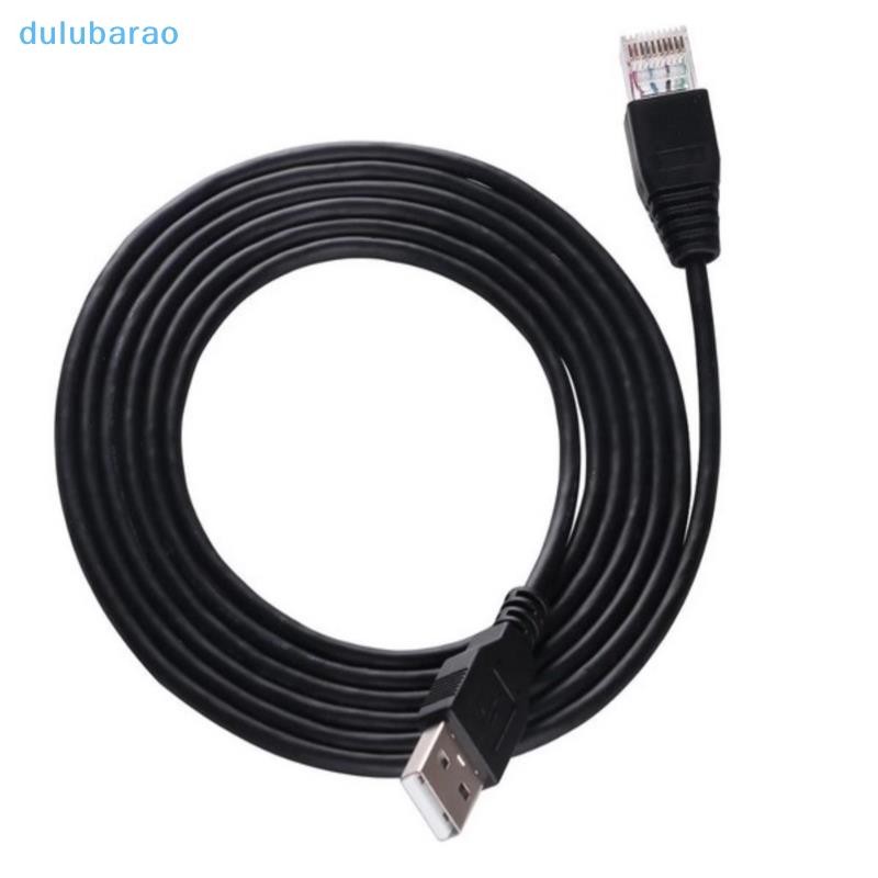 [DUL] สายอะแดปเตอร์คอนโซล USB to RS232 Serial to RJ45 CAT5 สําหรับเราเตอร์ AO