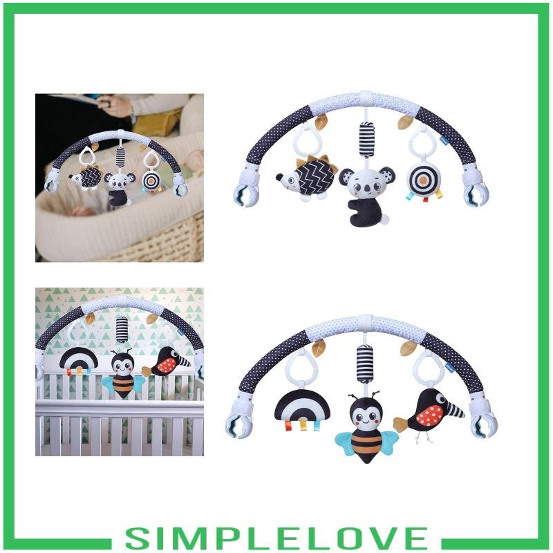 [Simple] รถเข็นเด็ก Arch ของเล่นที่นั่งแบบพกพาของเล่นมือถือสําหรับ Bouncer Seat รถเข็นเด็กเปลเด็ก 0-