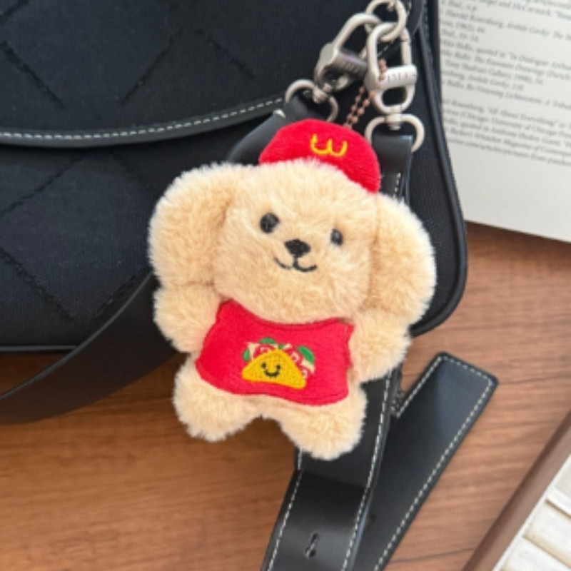 ตุ๊กตาการ์ตูนทํางานสุนัขชุดจี้กระเป๋าเป้สะพายหลังนักเรียนจี้กระเป๋าเดินทางของขวัญเพื่อน - รูปที่ 5