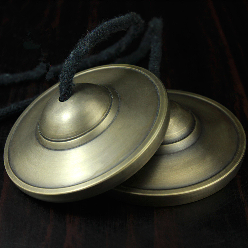 เนปาล Bell Bell ทิเบต Dharma Bell ทองแดงบริสุทธิ์ Bronze Handmade Dharma Assembly Bell Tantric Dharm