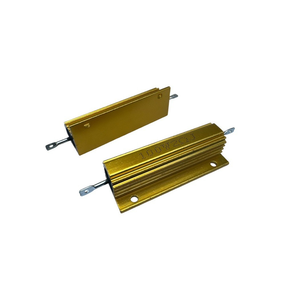 อะไหล่แท้ ตัวต้านทาน 100 วัตต์ 2โอม Rซิ้ง  100W สีทอง คุณภาพสูง พร้อมส่ง