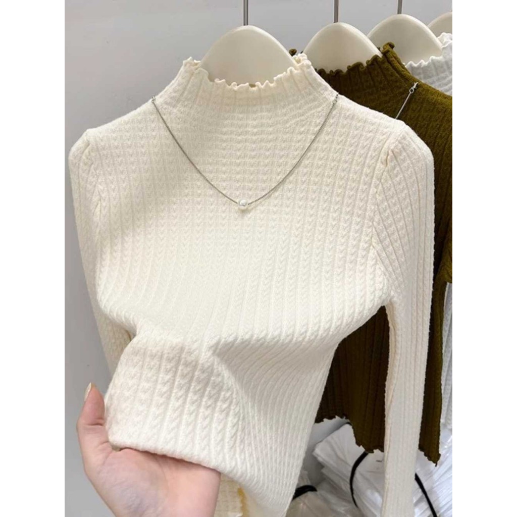 Agaric Edge แจ๊กเก็ตฤดูหนาว คอเต่าครึ่งเปิด ภายในนุ่มเหมือนข้าวเหนียว