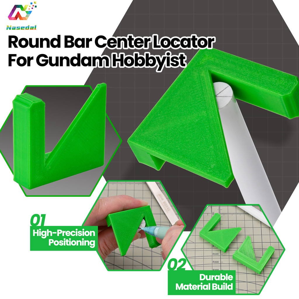 MSWZ Round Bar Center Finder Point Positioning Tool TS-008 High-Precision วัสดุทนทานสําหรับกันดั้มรุ