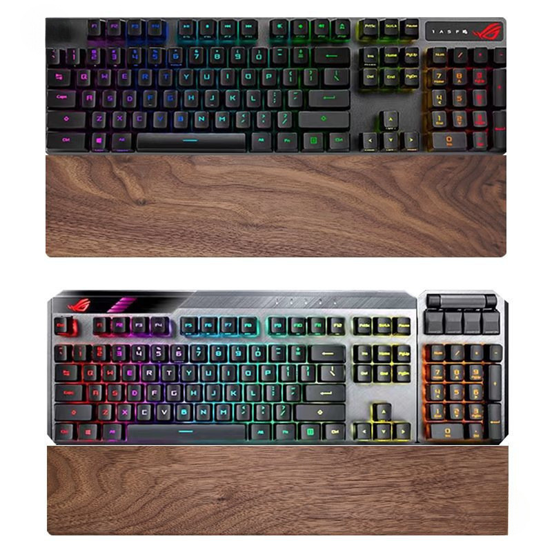 Mechanical L Dragon Knight สายรัดข้อมือ Ranger 2R Shining Walnut Palm REST ROG Phantom 2 คีย์บอร์ดส่