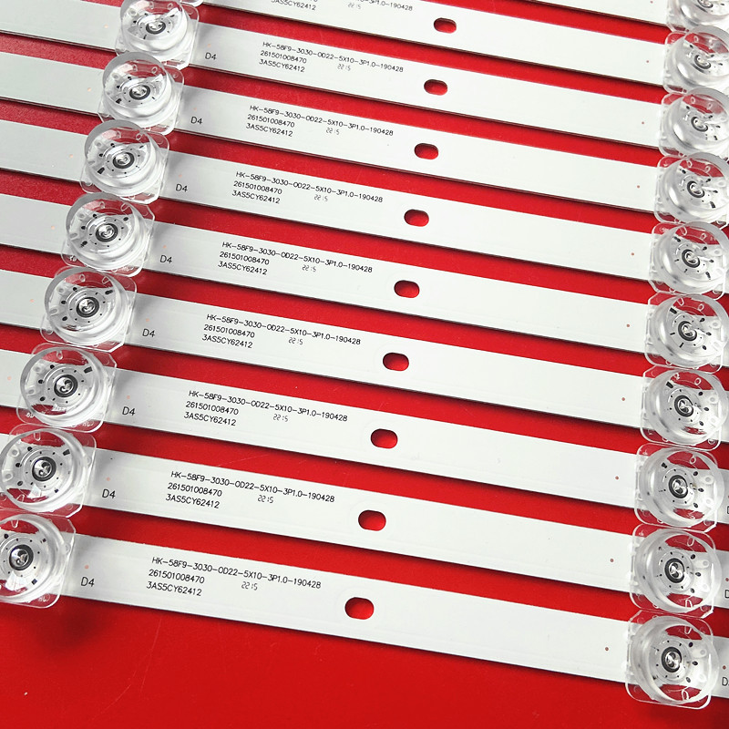 ยี่ห้อใหม่ Original Haier LS58A51 LS58Z51Z Light Bar HK-58F9-3030-0D22-5X10-3P1.0