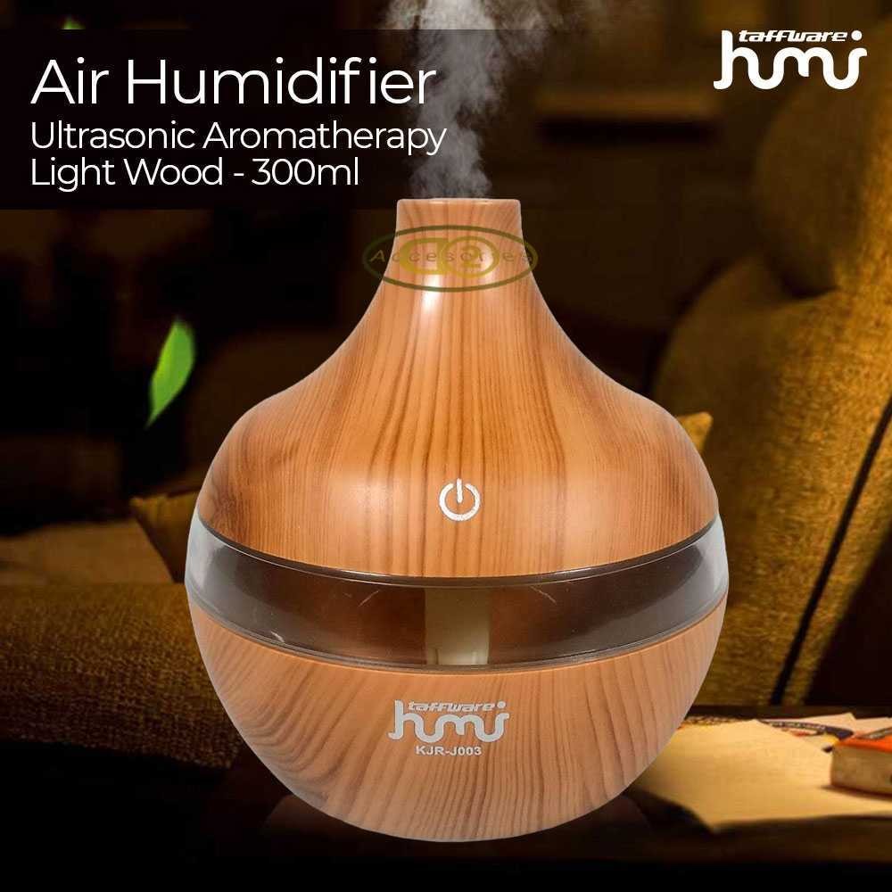 Taffiffware HUMI Air Humidifier Mini Ultrasonic Aroma Diffuser RGB 300ml - KJR-J003